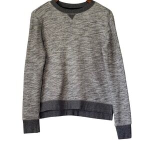 Rag & Bone JEAN Designer Womens Gray Cotton French Terry Comfy Sweatshirt XS